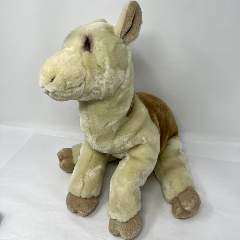 Applause Stuffed Animal Friends Lou Rankin Lanna Llama Plush Toy Beige Collect